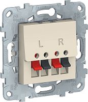 Розетка аудио без рамки Schneider Electric Unica New 1-м бежевый картинка